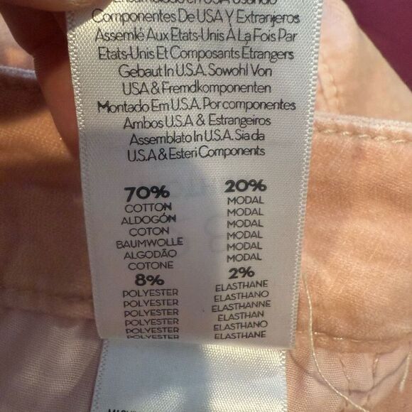 Mother High Waisted Looker Velvet Jeans in Lipstick and Other Stories Size 28 - Picture 8 of 9